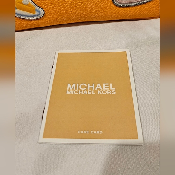 Michael Kors Orange Leather Shoulder Bag - Picture 4 of 4